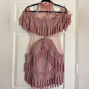 Pink flapper dress